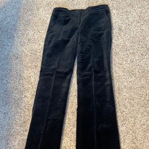 Elegant velvet black pants
